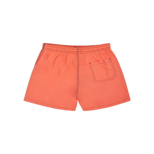 Malo Orangefarbene Badeshorts aus Polyester
