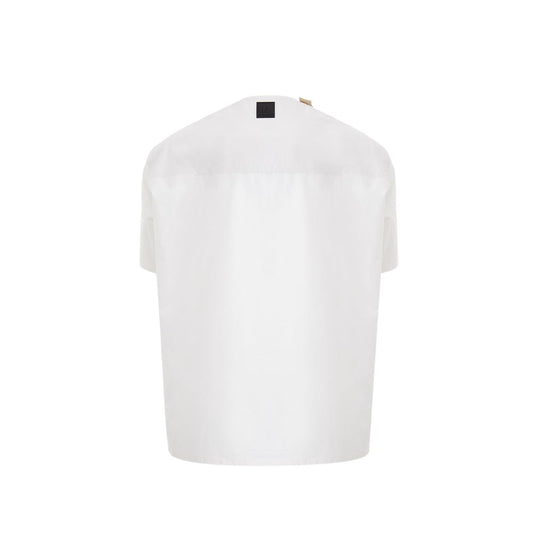 Emporio Armani White Cotton T-Shirt