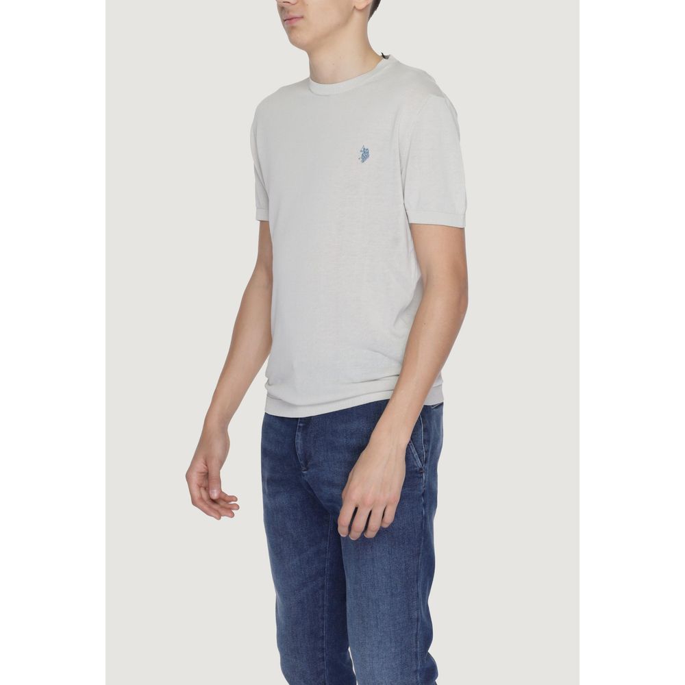 US POLO ASSN. Grauer Baumwollpullover
