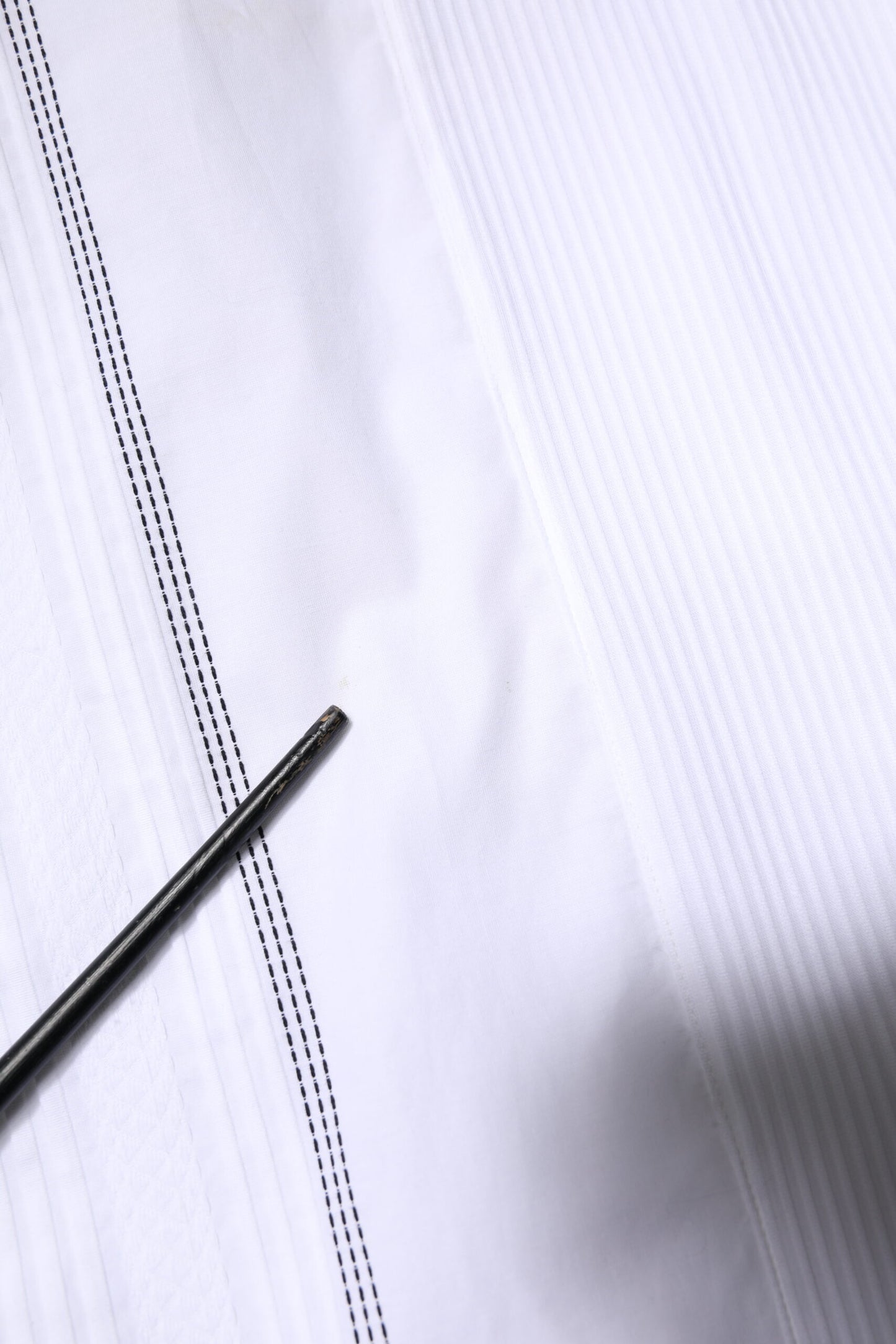 Dolce & Gabbana – Weißes Baumwollhemd mit Knopfleiste und langen Ärmeln