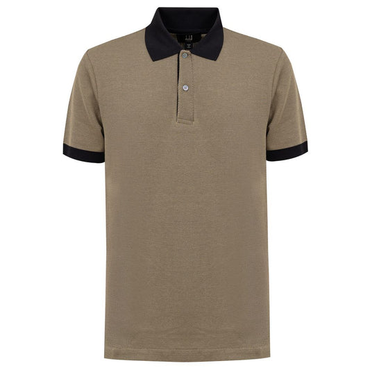 Dunhill Poloshirt aus grüner Baumwolle