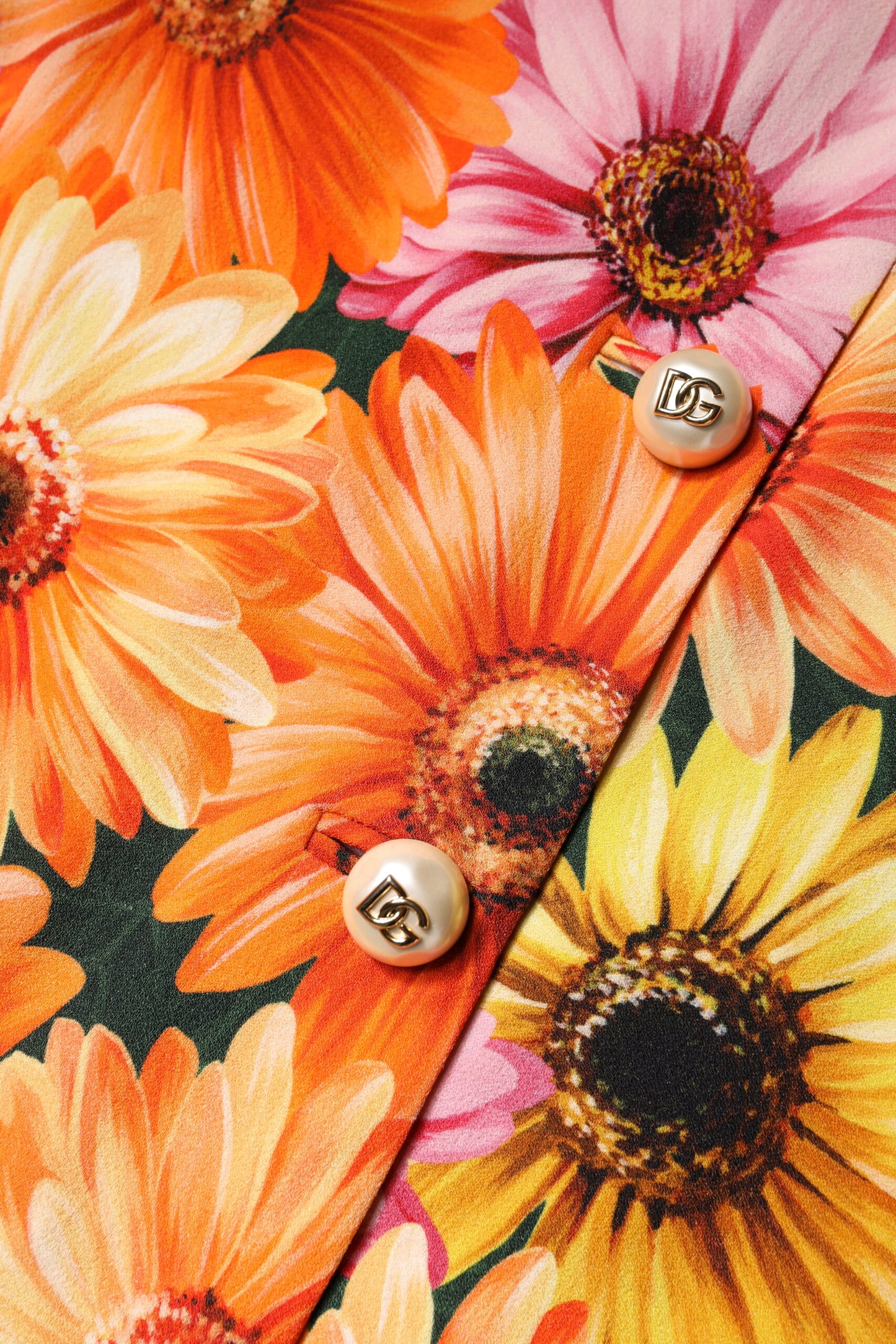 Dolce & Gabbana – Mehrfarbiger Minirock mit hoher Taille und Blumenmuster