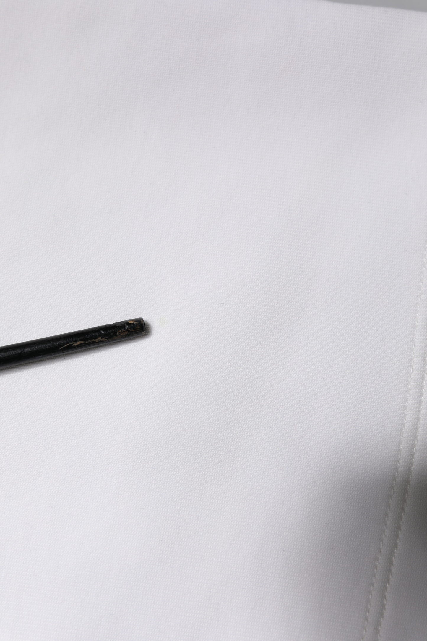 Dolce & Gabbana – Blusenoberteil aus weißer Baumwollmischung mit 3/4-Ärmeln