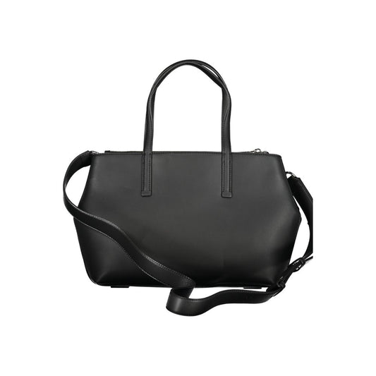 Calvin Klein Schwarze Polyester-Handtasche