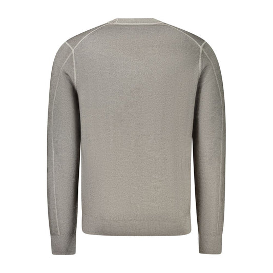 Hugo Boss Grauer Wollpullover für Herren