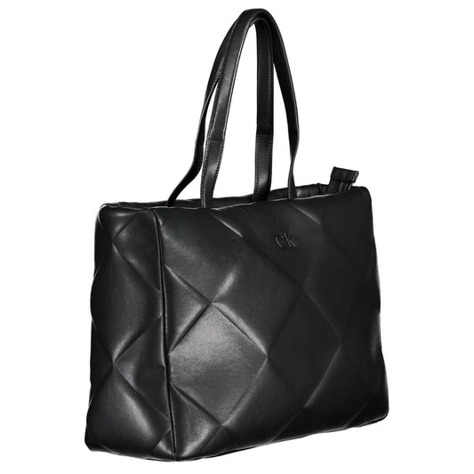 Calvin Klein Schwarze Polyester-Handtasche