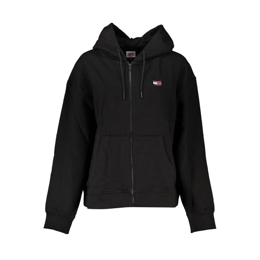 Tommy Hilfiger – Schwarzer Baumwollpullover für Damen