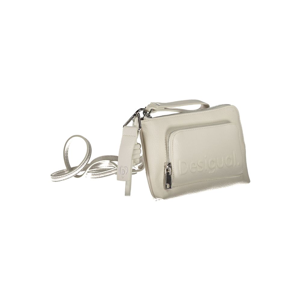 Desigual Bianco Polyurethane Women Handbag