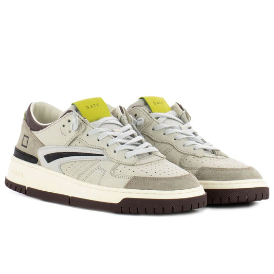 DATE Beige Ledersneaker