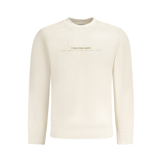 Calvin Klein Beige Baumwollpullover für Herren