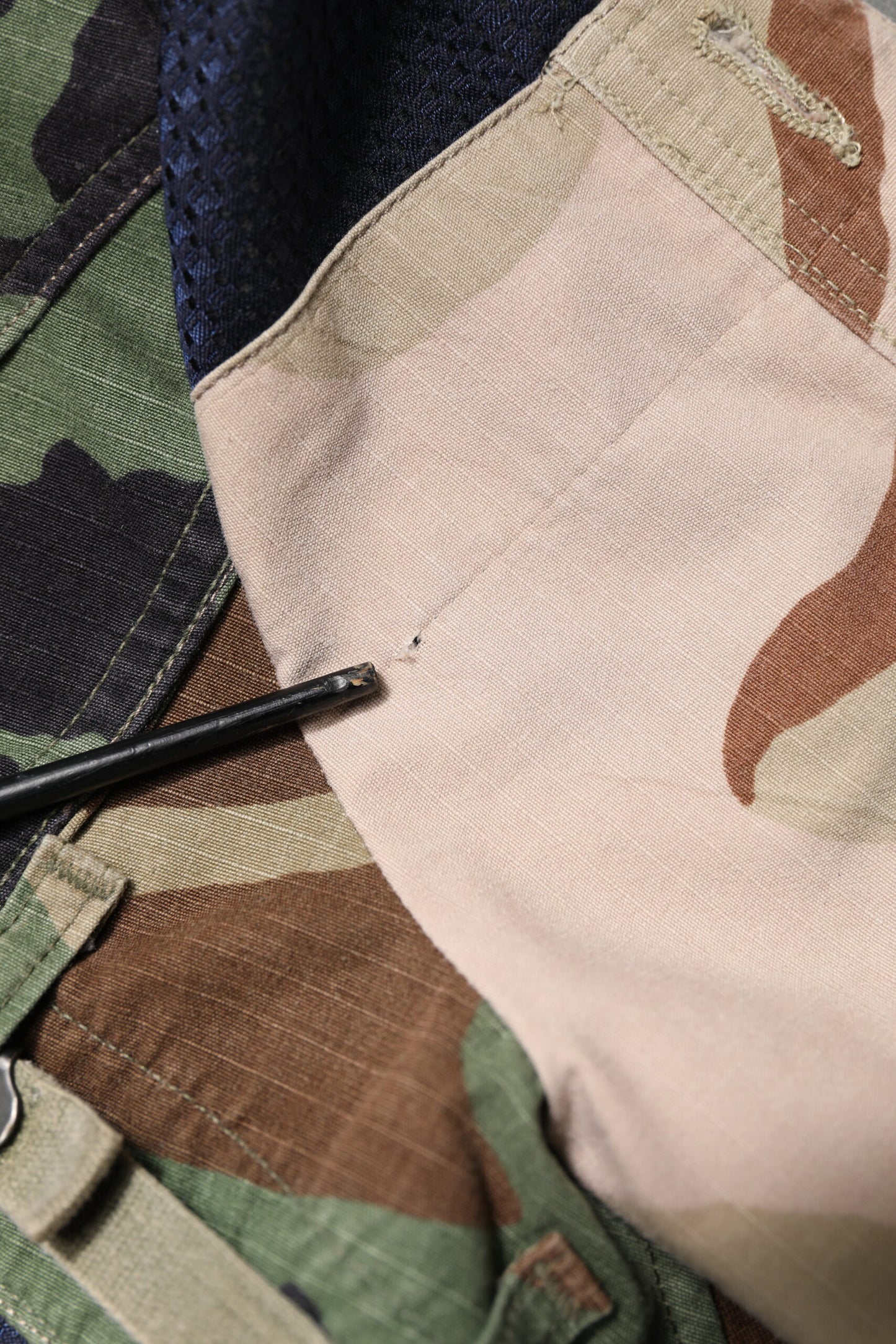 Dolce & Gabbana Mehrfarbiger Camouflage-Patchwork-Mantelblazer