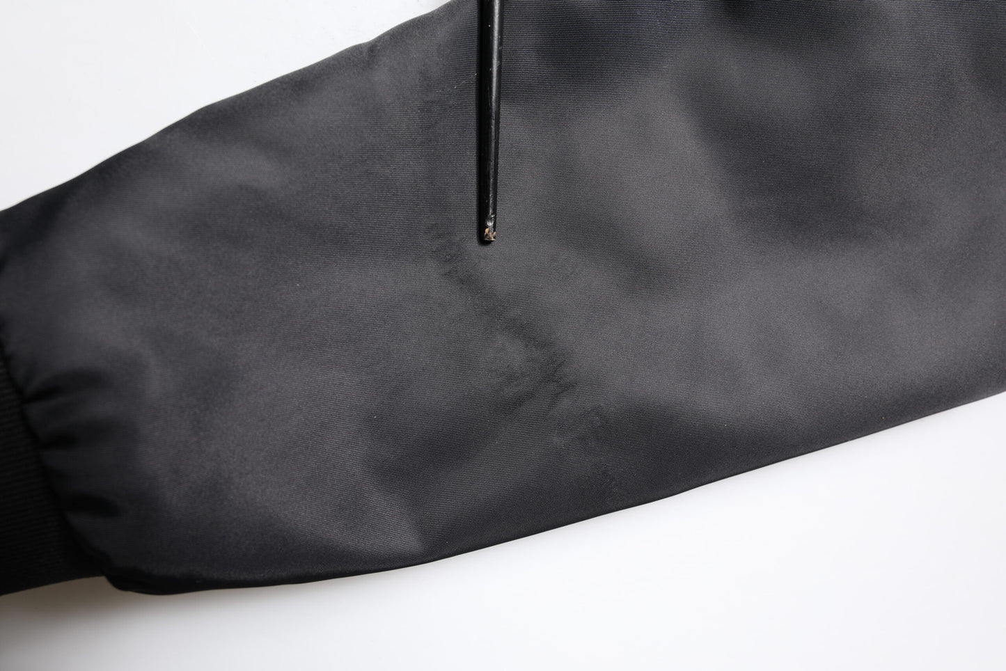 Dolce & Gabbana – Bikerjacke aus schwarzem Lammleder mit durchgehendem Reißverschluss