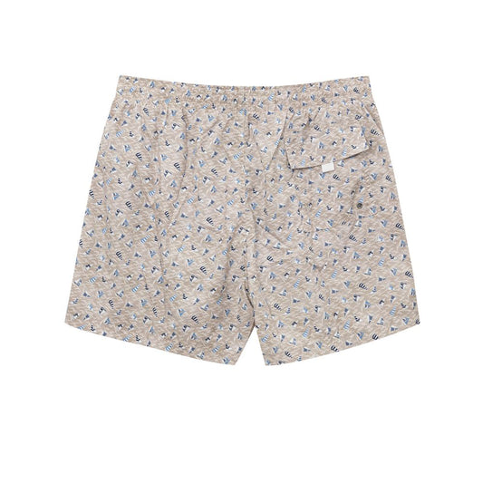 Canali Beige Badeshorts aus Polyester