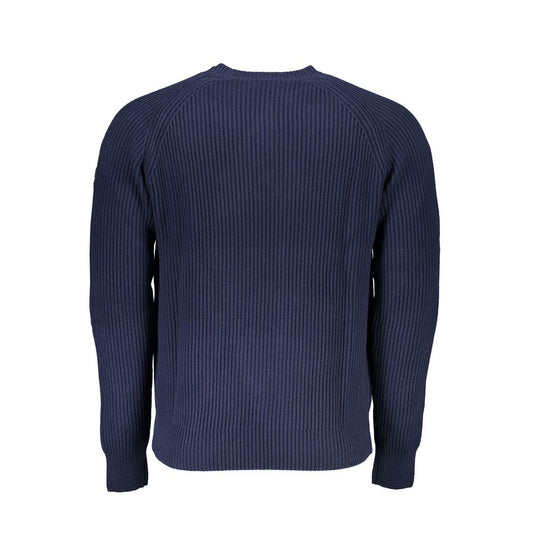 North Sails Herrenpullover aus blauer Baumwolle