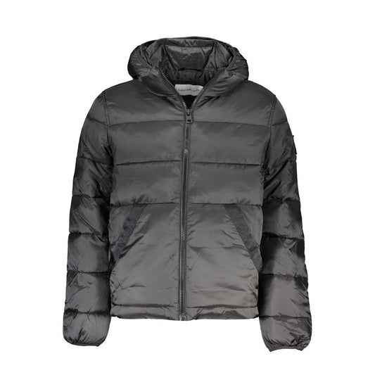 Calvin Klein Schwarze Polyester Herrenjacke