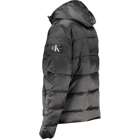 Calvin Klein Schwarze Polyester Herrenjacke