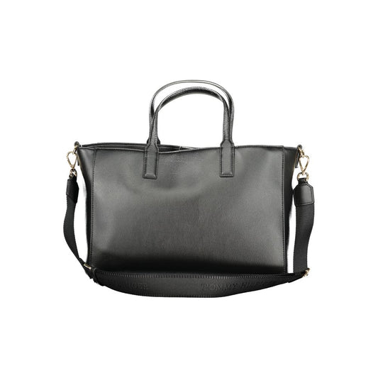 Tommy Hilfiger – Schwarze Polyester-Handtasche für Damen
