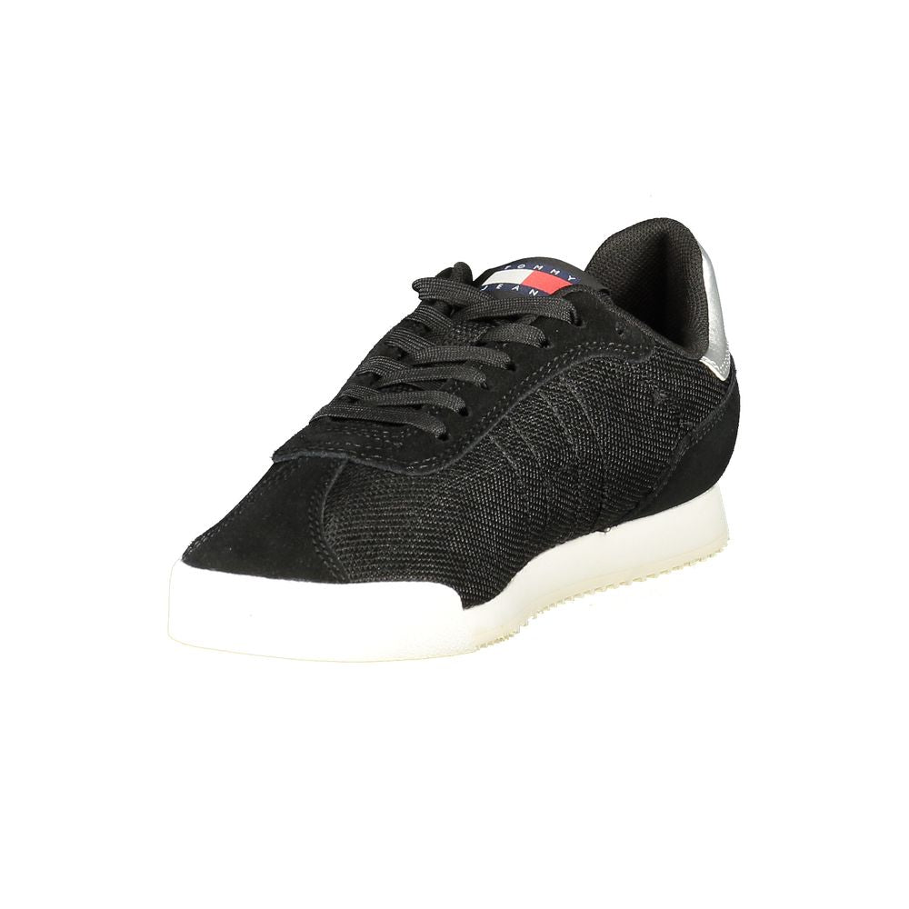 Tommy Hilfiger – Schwarze Polyester-Sneaker für Damen