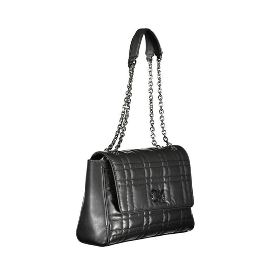 Calvin Klein Schwarze Polyester-Damenhandtasche