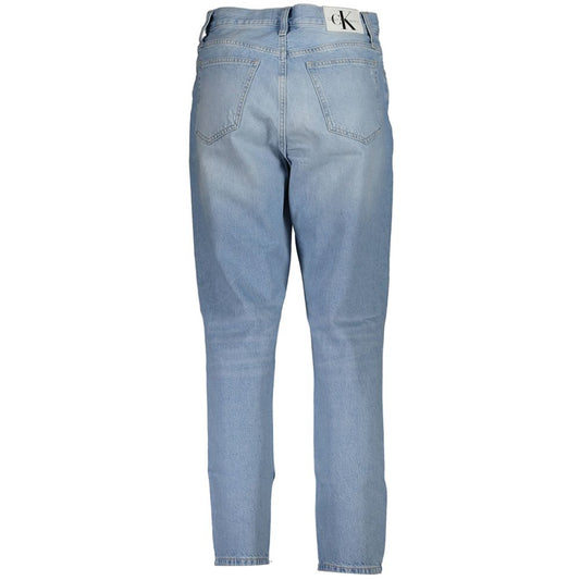 Calvin Klein Blaue Baumwolljeans für Damen
