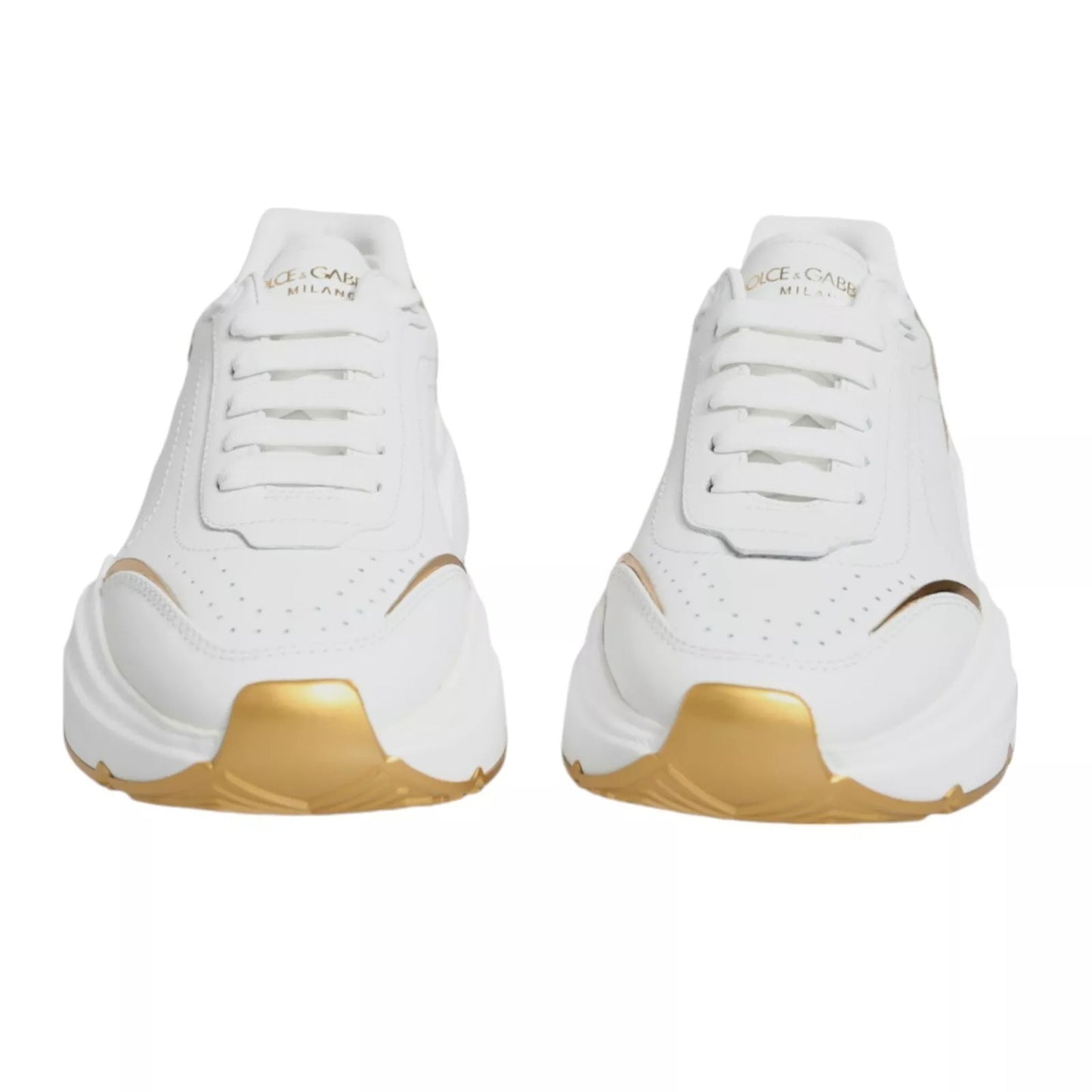 Dolce & Gabbana Daymaster Low Top Sneakers in Weißgold