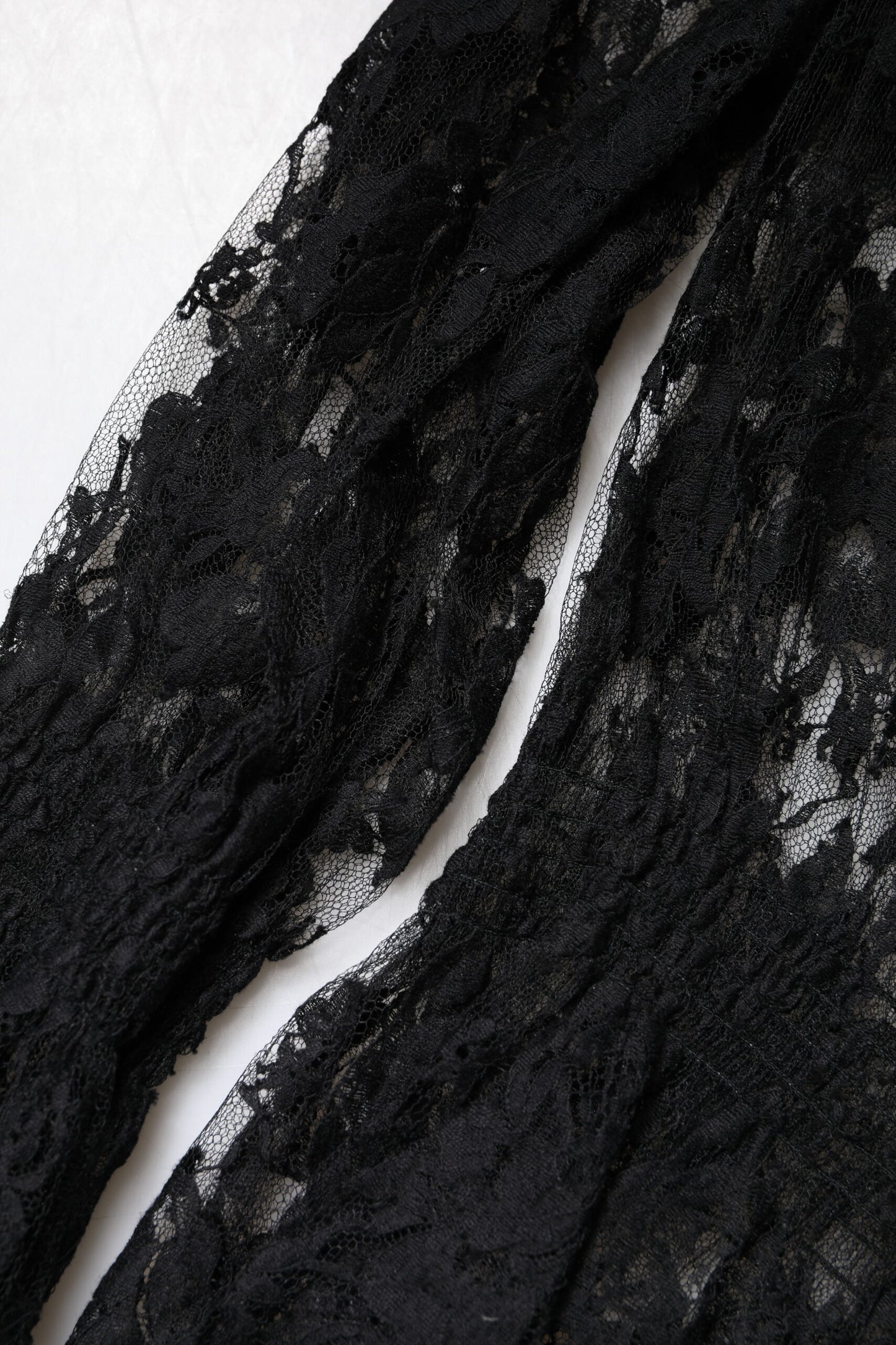 Dolce & Gabbana Schwarzes Blusentop aus Baumwoll-Blumenspitze