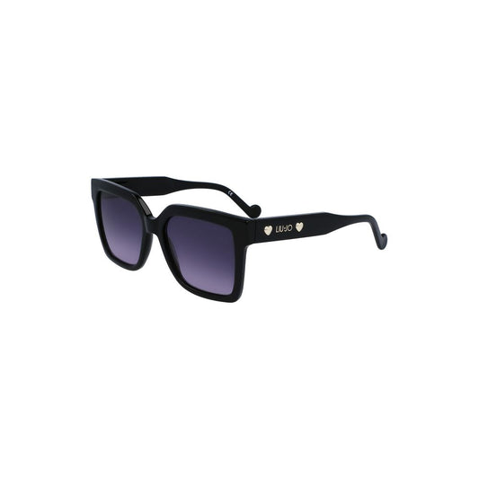 Liu Jo – Schwarze Acetat-Sonnenbrille für Damen