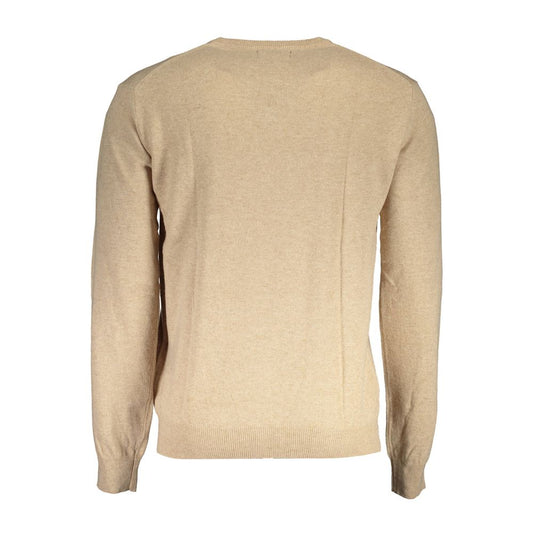 La Martina Beige Wollpullover für Herren