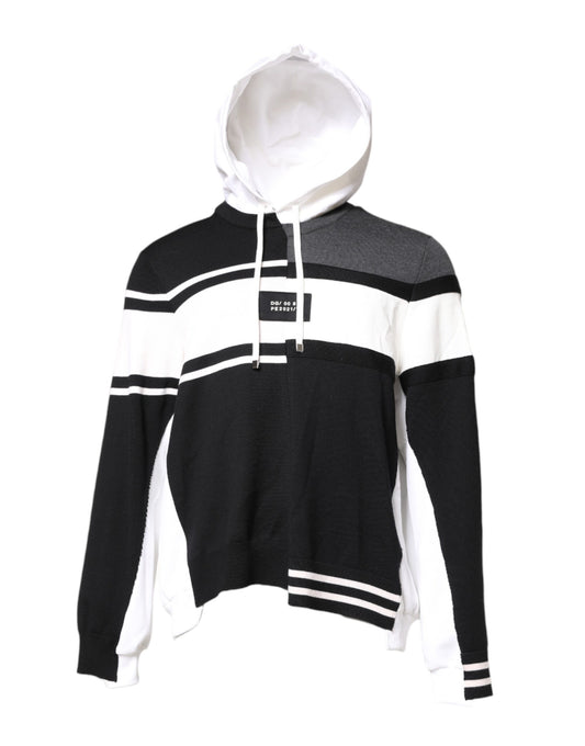 Dolce & Gabbana – Mehrfarbiger Kapuzenpullover mit Logo