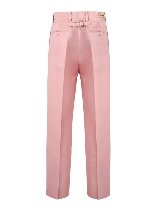 Gucci Hellrosa Baumwollhose