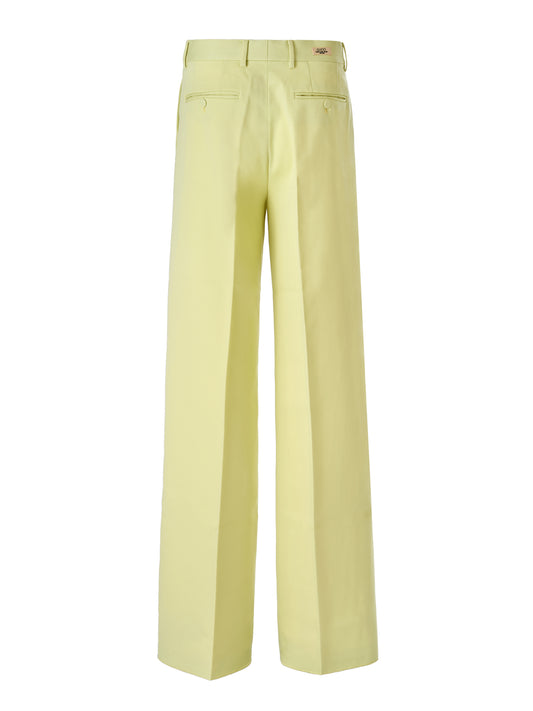 Gucci Limettengelbe Polyesterhose
