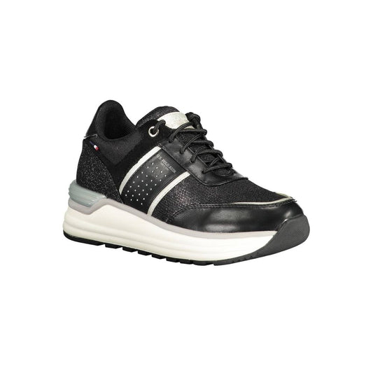 US POLO ASSN. Schwarzer Polyester-Sneaker