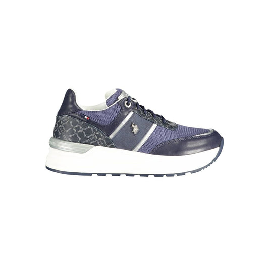 US POLO ASSN. Blaue Polyester-Damen-Sneaker