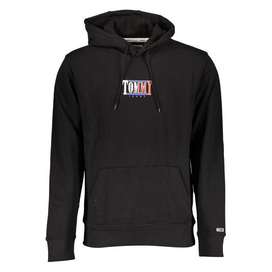 Tommy Hilfiger – Schwarzer Baumwollpullover für Herren