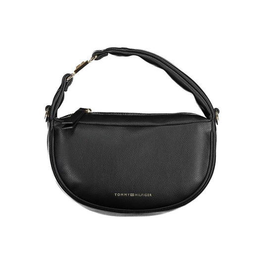 Tommy Hilfiger – Schwarze Polyester-Handtasche