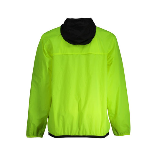 K-WAY Gelbe Polyamid-Herrenjacke