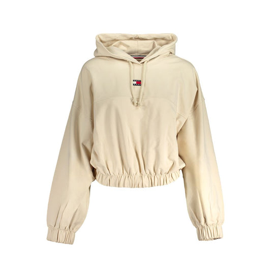 Tommy Hilfiger Beige Baumwoll-Kapuzenpullover für Damen