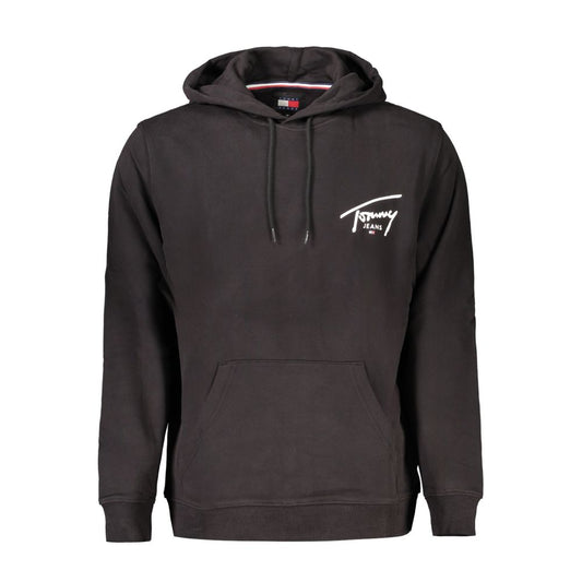 Tommy Hilfiger – Schwarzer Baumwollpullover für Herren