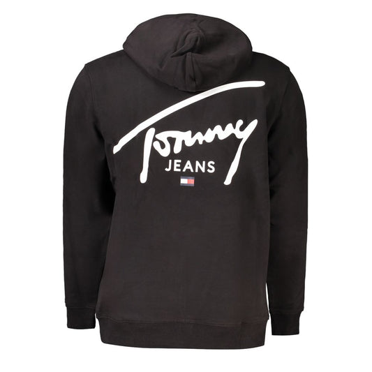 Tommy Hilfiger – Schwarzer Baumwollpullover für Herren