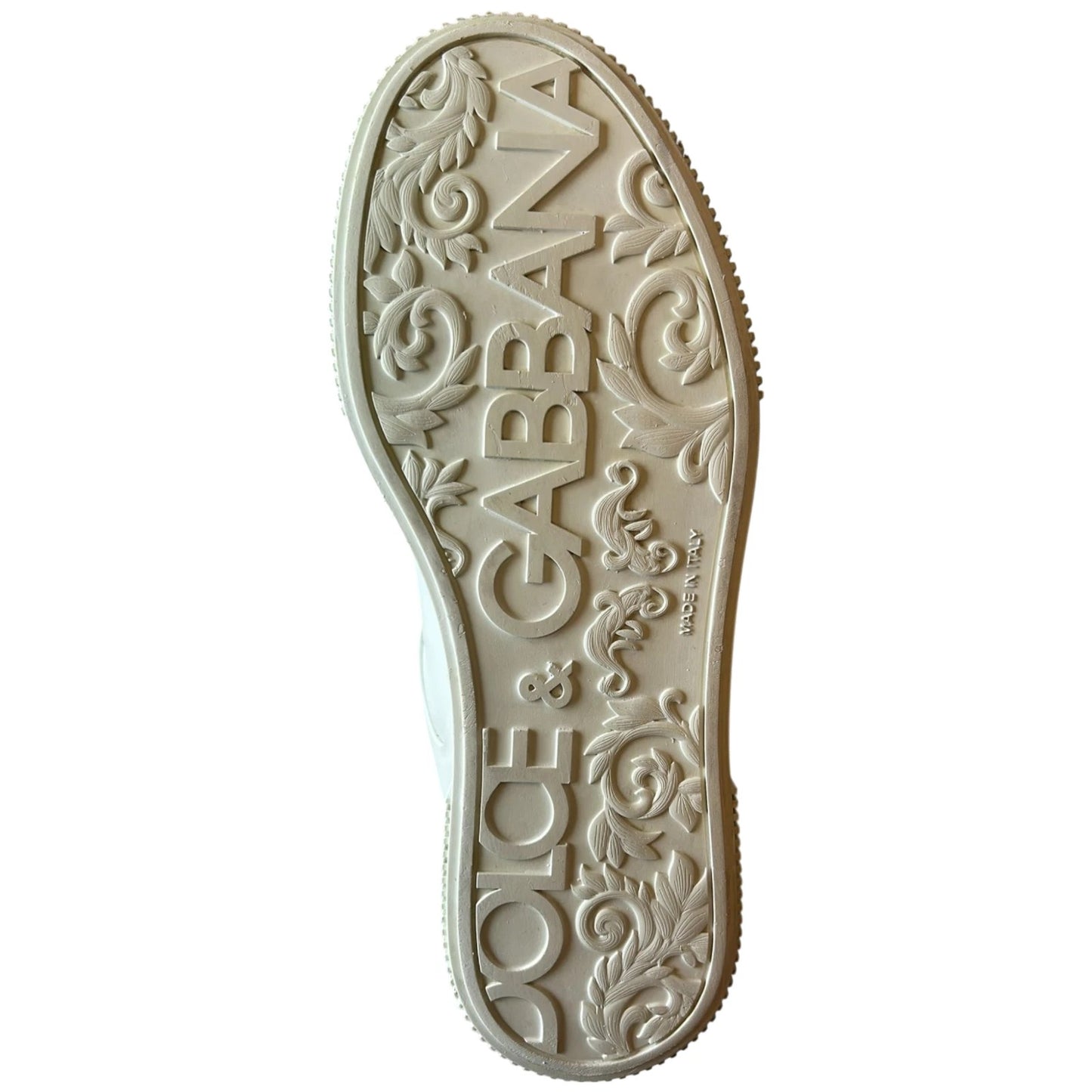 Dolce & Gabbana Weiße Miami Leder Low Top Sneakers Schuhe