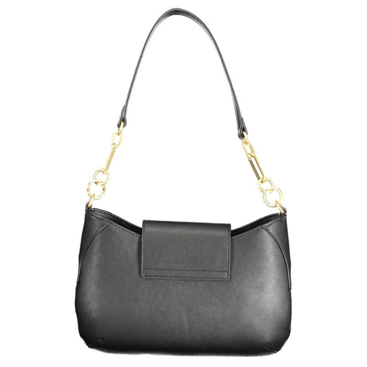 Mario Valentino Black Polyurethane Women's Bag