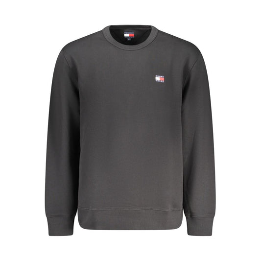 Tommy Hilfiger – Schwarzer Baumwollpullover für Herren