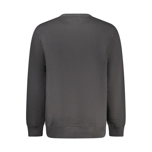 Tommy Hilfiger – Schwarzer Baumwollpullover für Herren