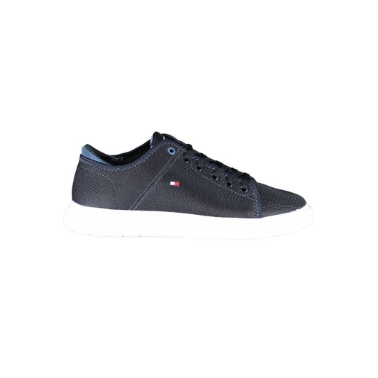 Tommy Hilfiger – Blaue Sneaker aus recyceltem Polyester für Herren