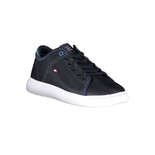 Tommy Hilfiger – Blaue Sneaker aus recyceltem Polyester für Herren