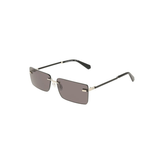 Calvin Klein Black Metal Damen Sonnenbrille