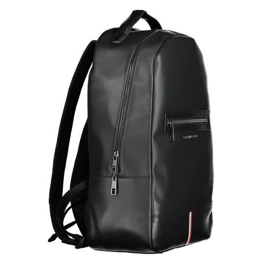Tommy Hilfiger – Schwarzer Polyethylen-Rucksack für Herren