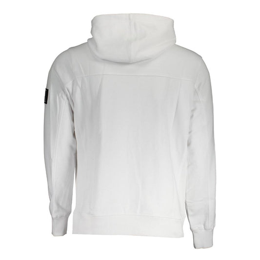 Calvin Klein – Weißer Baumwollpullover für Herren