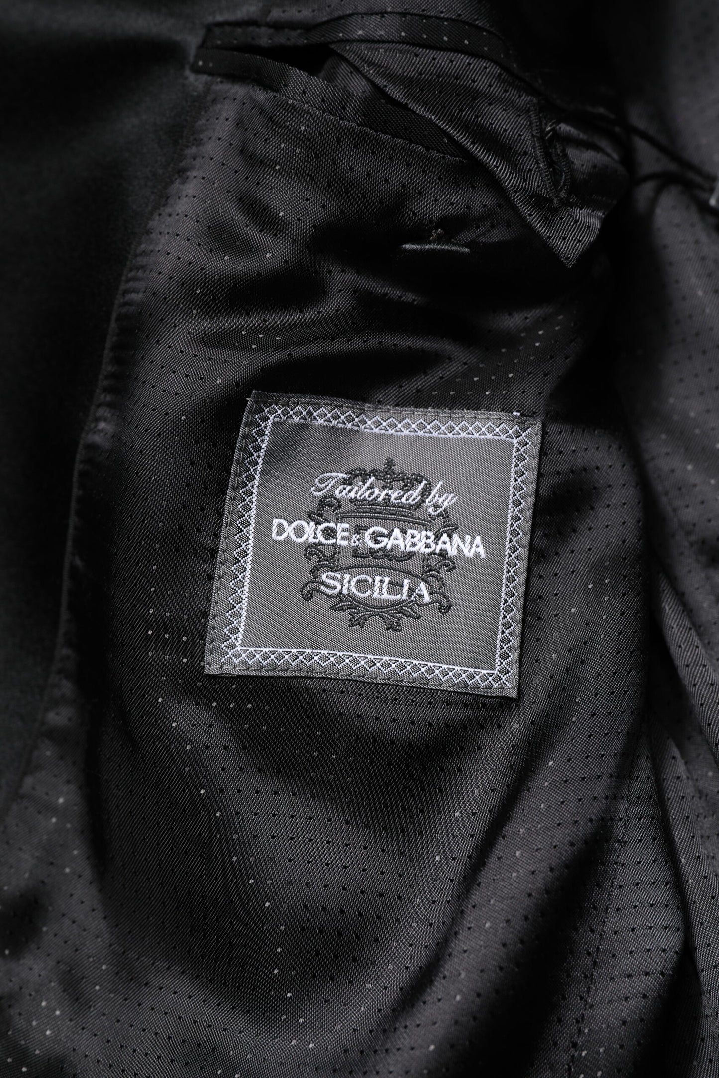 Dolce & Gabbana Lila SICILIA Manteljacke mit Paillettenverzierung