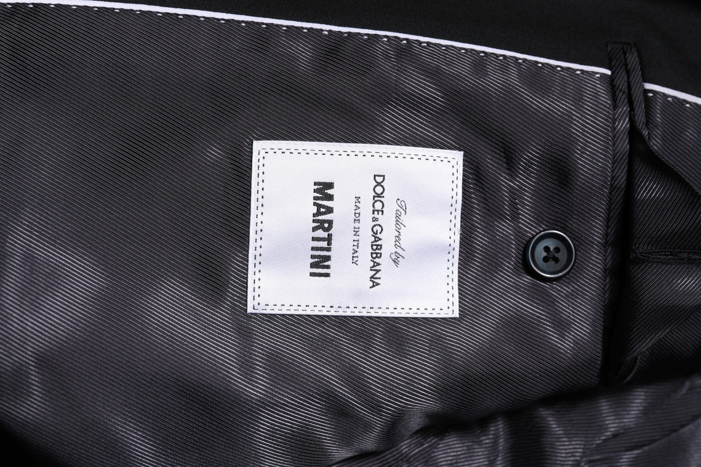 Dolce & Gabbana Dunkelblaue MARTINI Wollblazer-Manteljacke